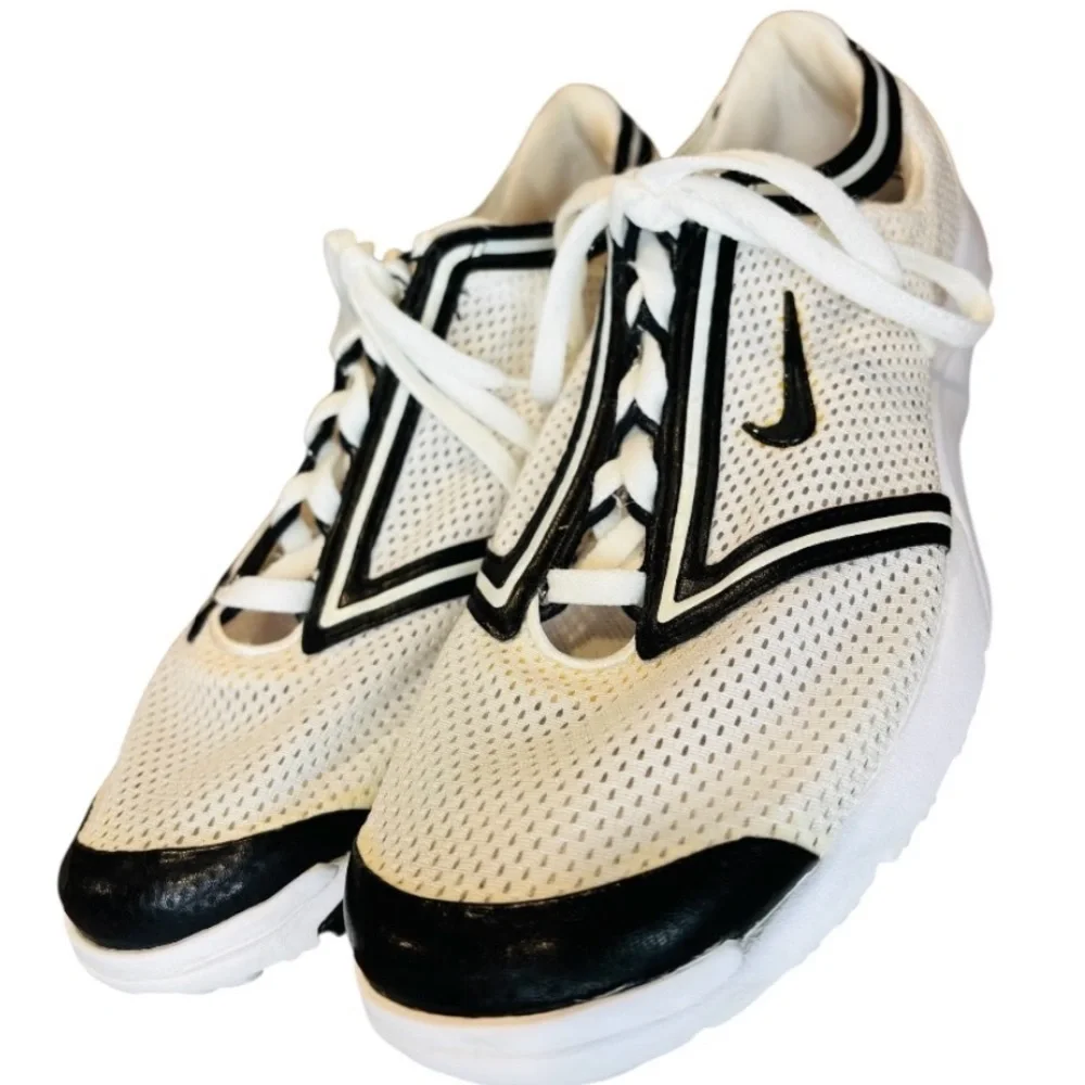 Nike Air Summer Lite 3 White and Black Mesh Women’s Golf Sneakers Size 7